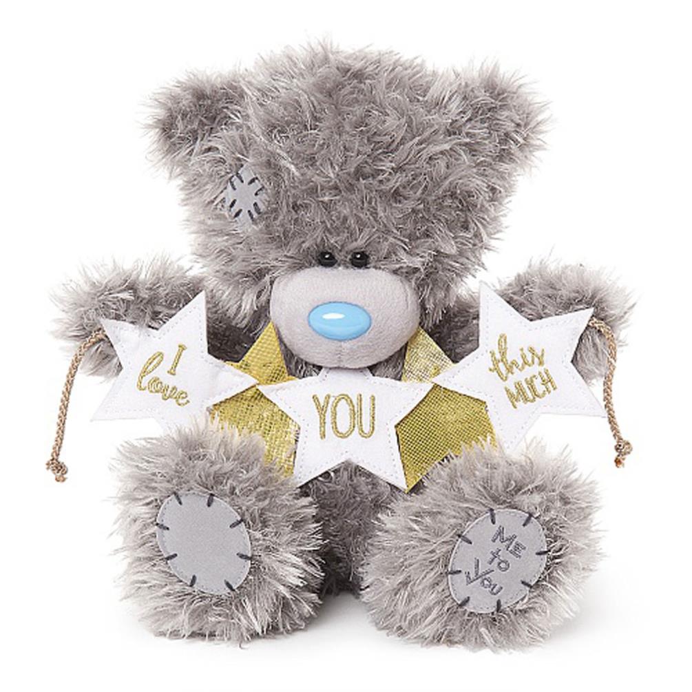 9" I Love You Bunting Me To You Bear Extra Image 2